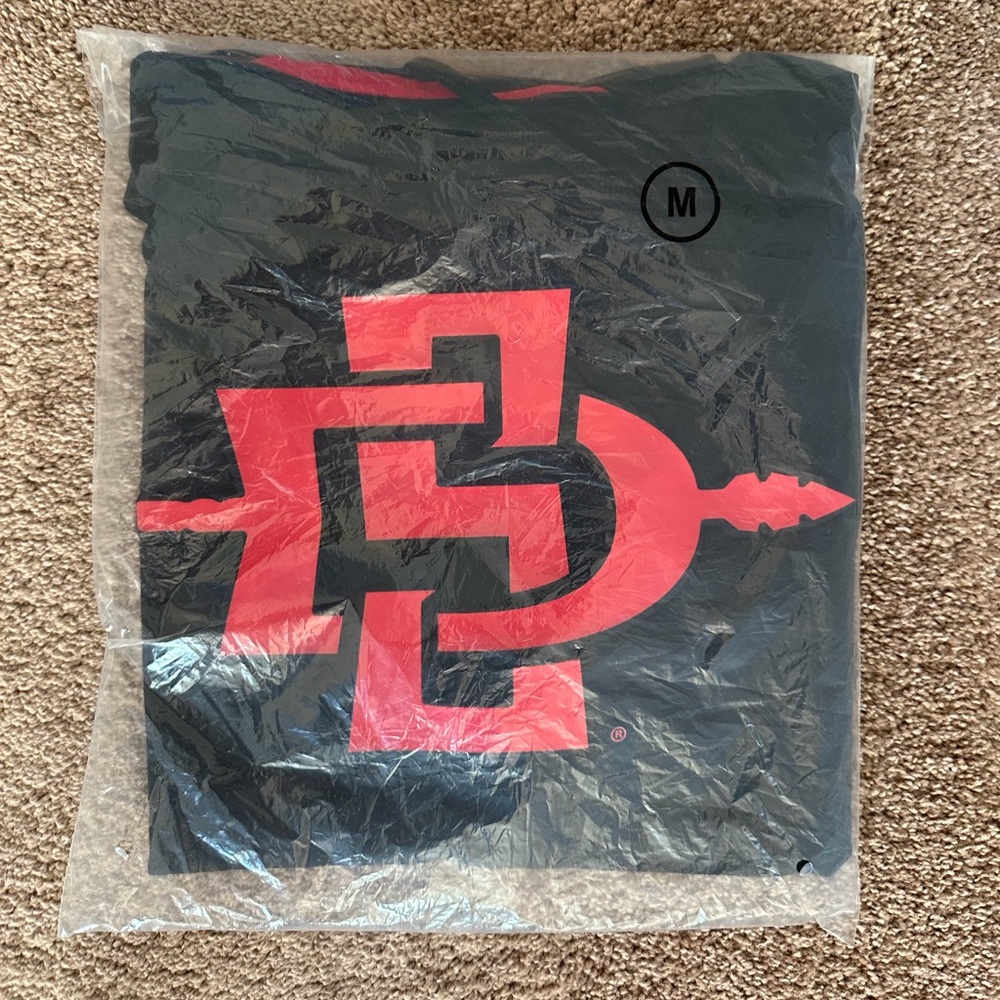 San Diego State Aztecs SDSU Short sleeve Hoodie Shirt